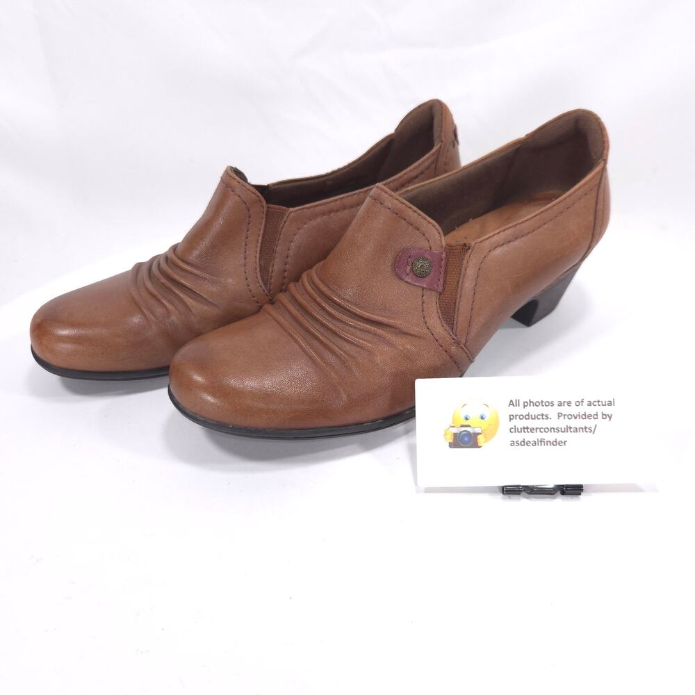 Copied - Cobb Hill By New Balance Adele Leather Heel Womens Size 7 CBD10AL Brown